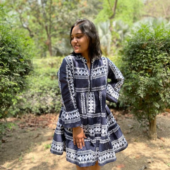 ALLABOUTONESELF Dresses & Skirts - A-line Embroidered Mini Dress